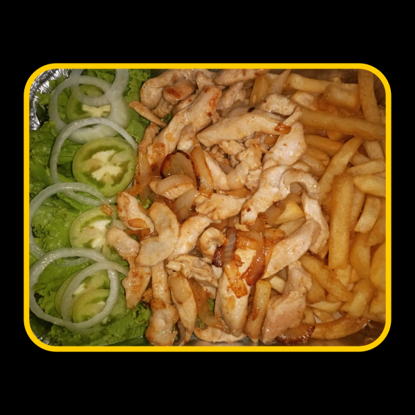 Petisco de Filé de Frango Grelhado com Fritas 3 Pessoas